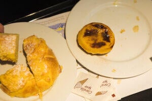 close_up_of_dishes_pastelaria_santo_antonio_lisbon